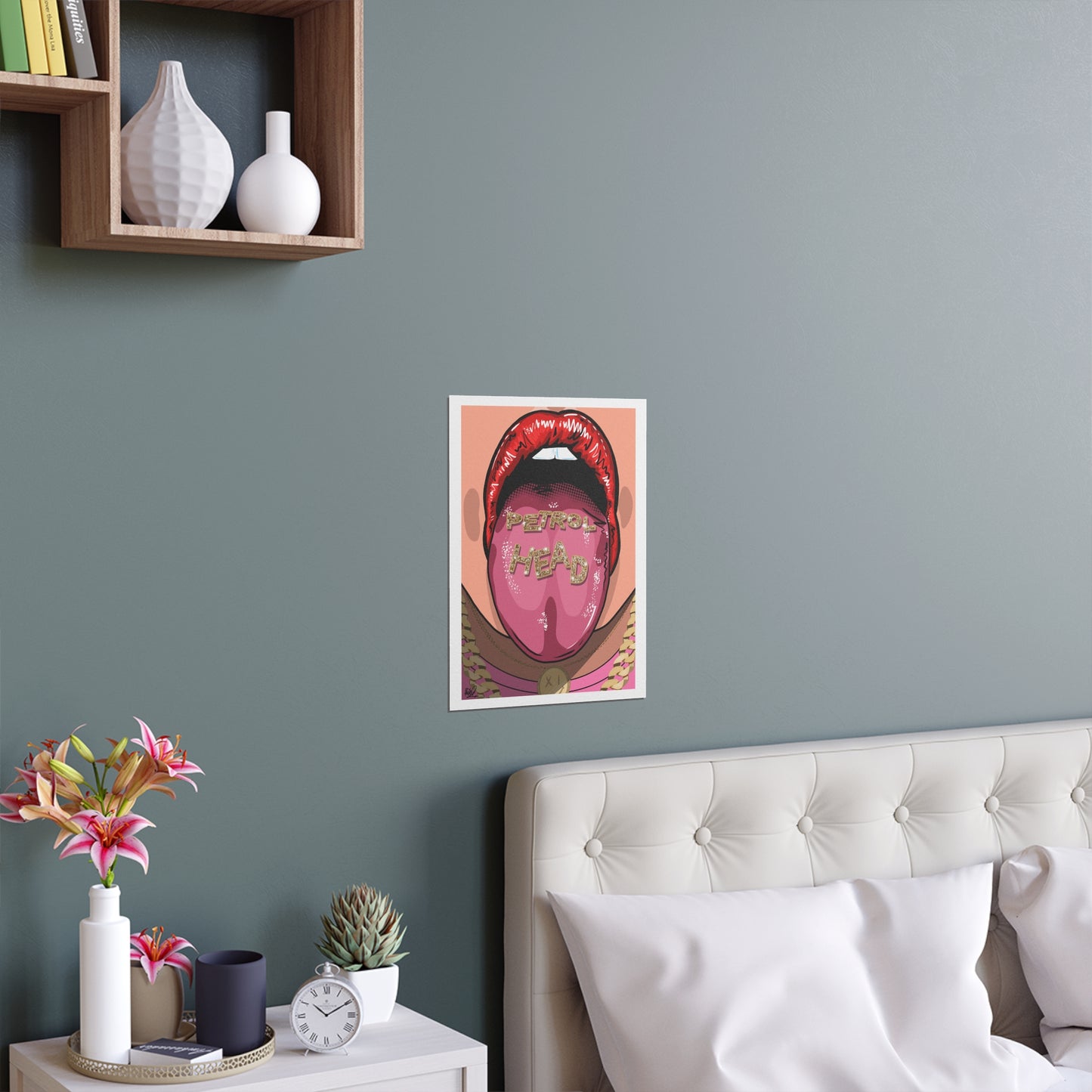 Petrol Head Silk Poster