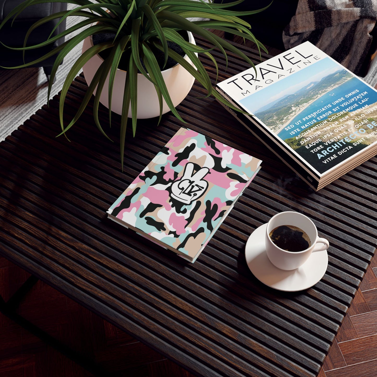 Cult-Like Camo Hard Backed Journal