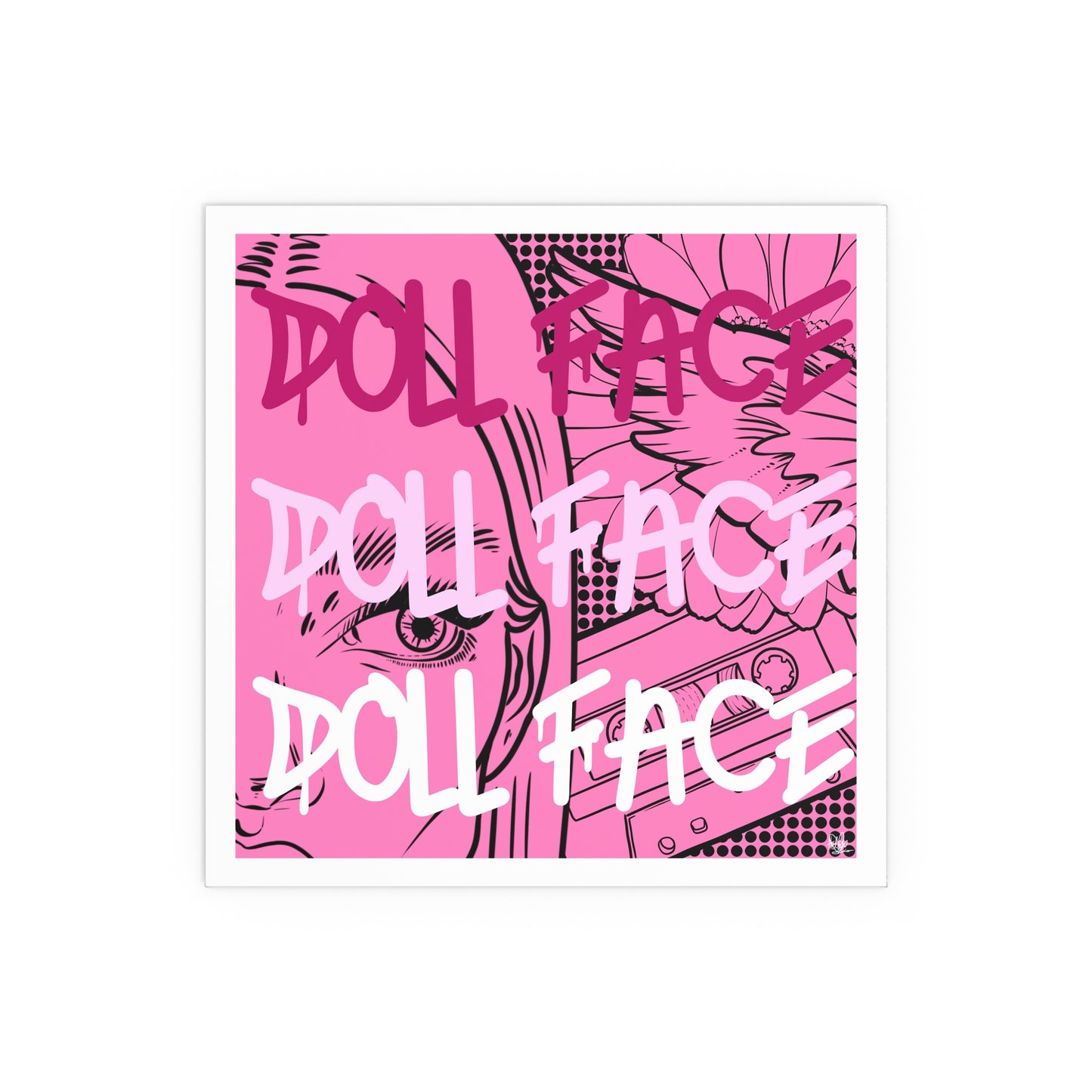 Doll Face Poster Print