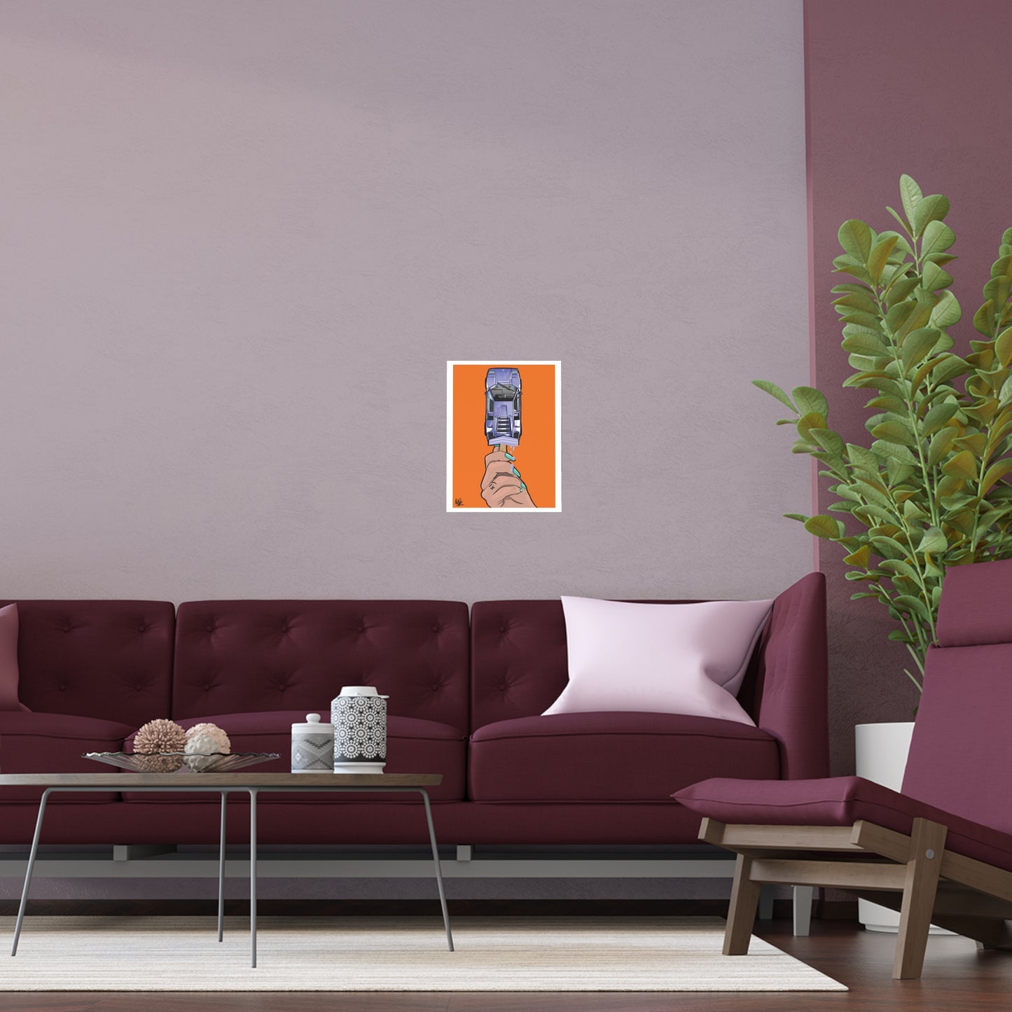 Lambo Ice-Lolly - Silk Poster