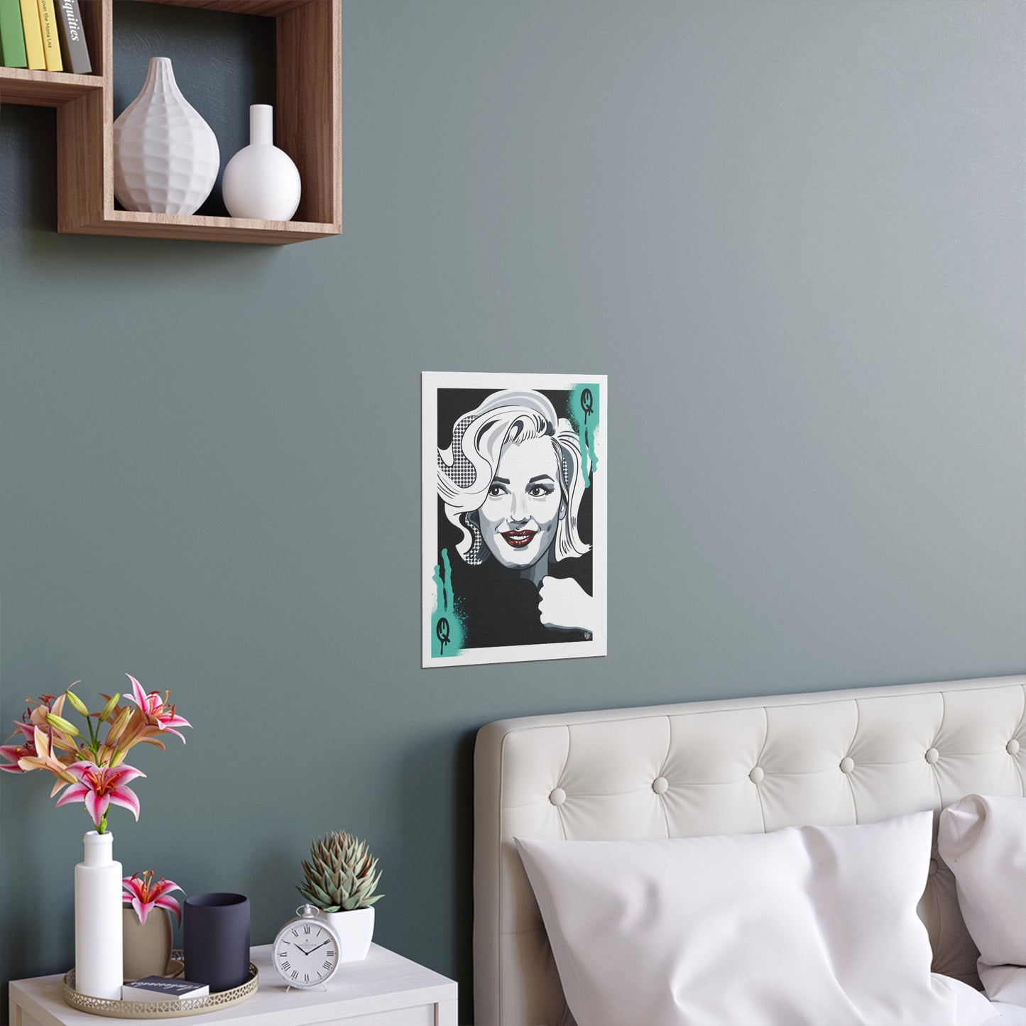 Marilyn is a Queen - Silk Poster