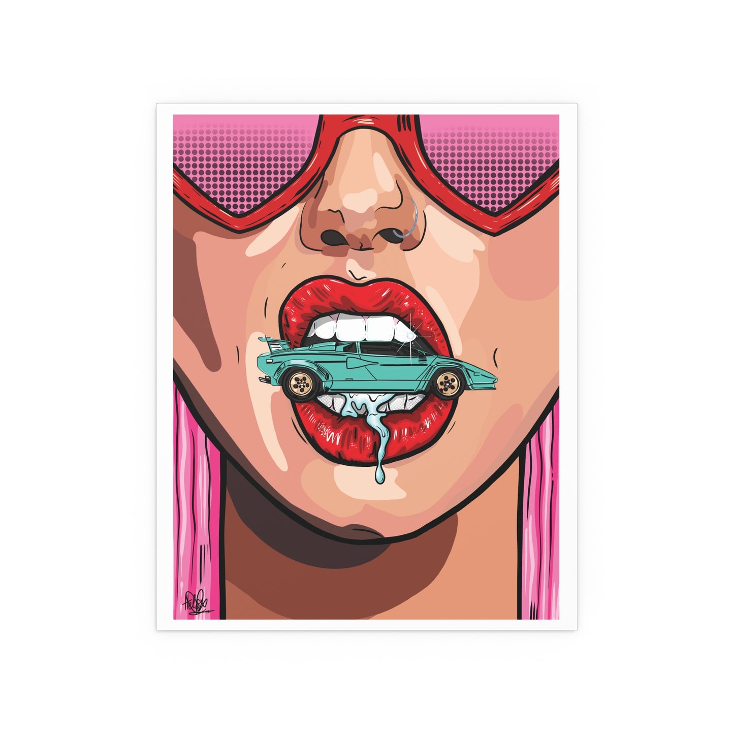 Lambo Lolita - Silk Poster