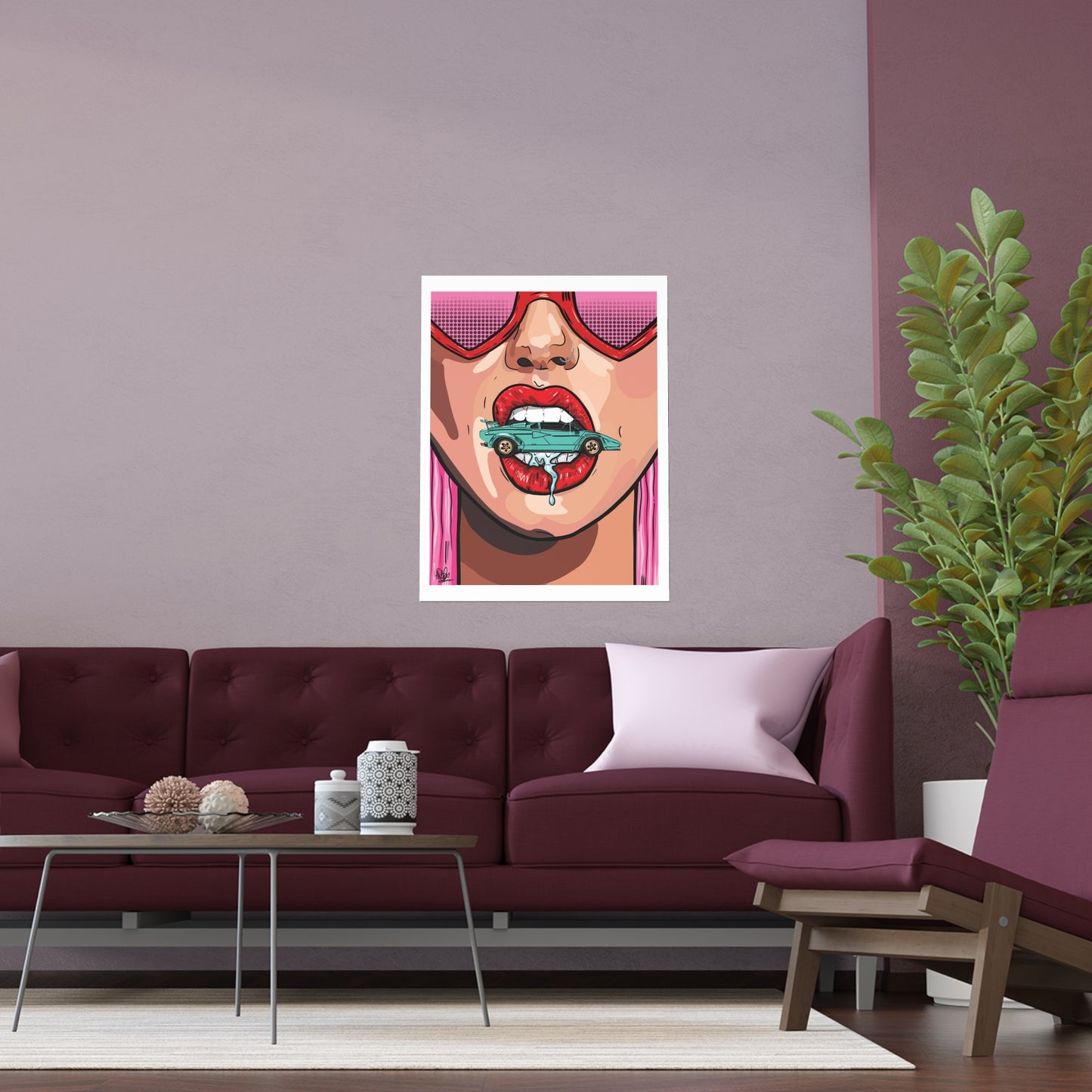 Lambo Lolita - Silk Poster