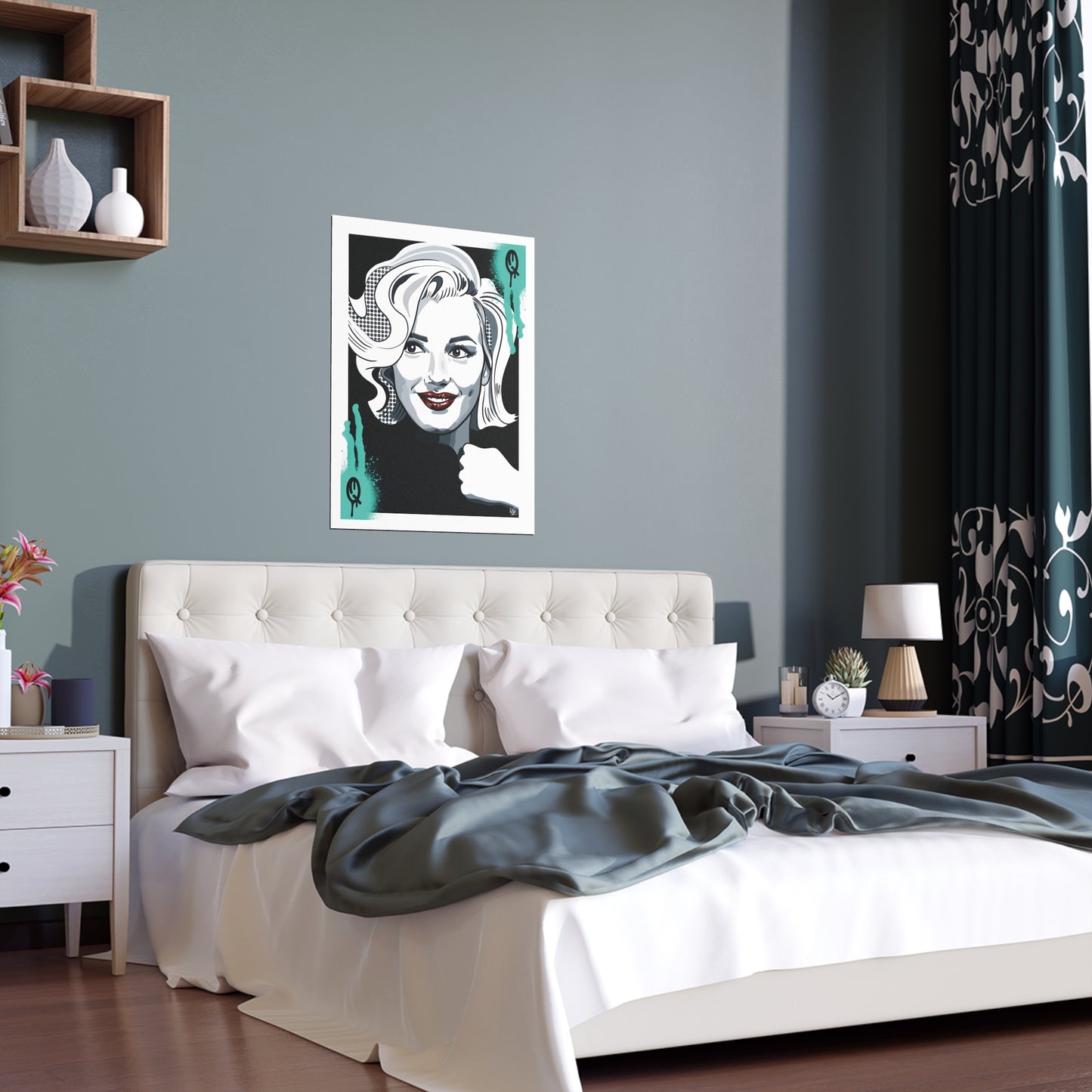 Marilyn is a Queen - Silk Poster