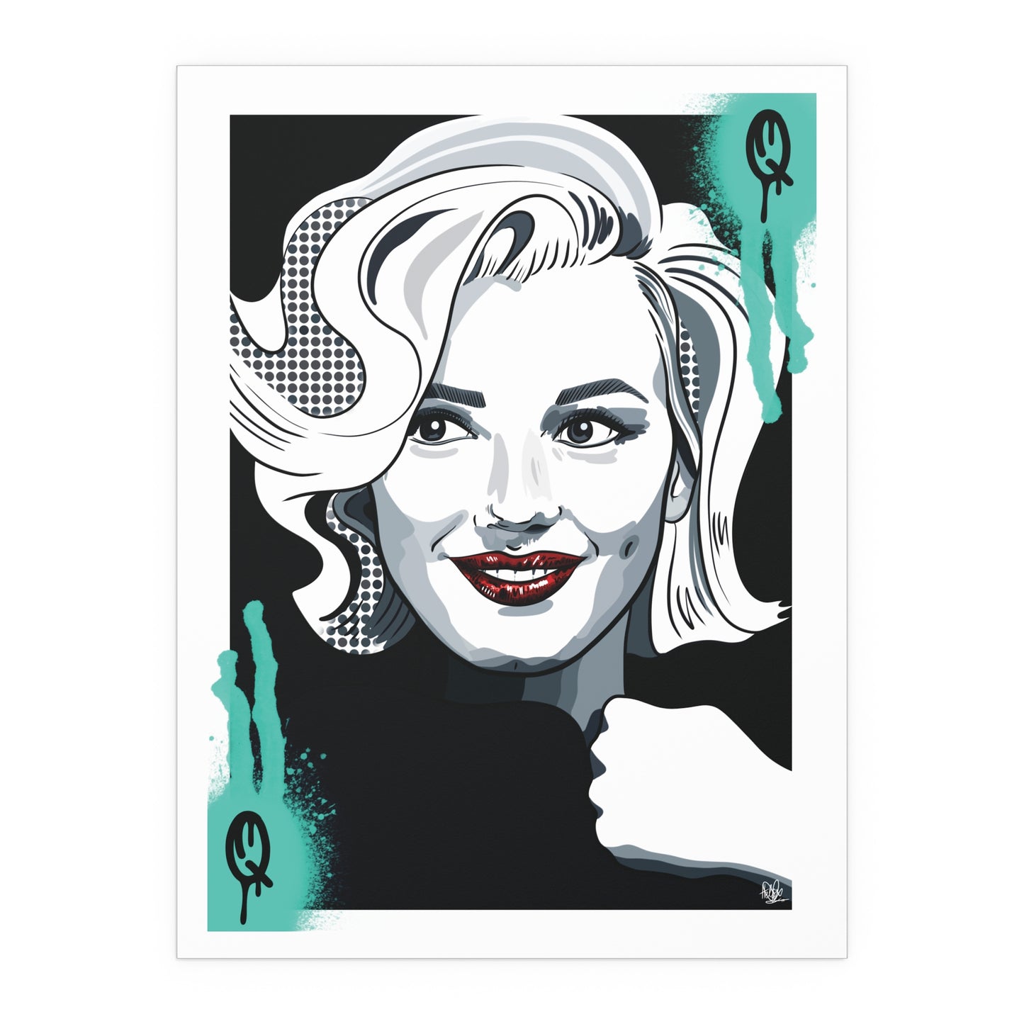 Marilyn is a Queen - Silk Poster