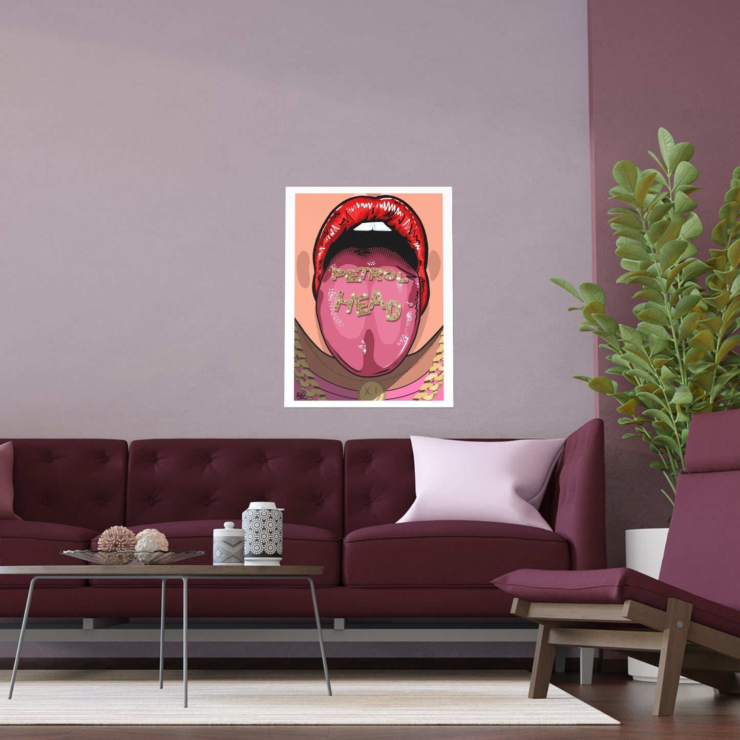 Petrol Head Silk Poster