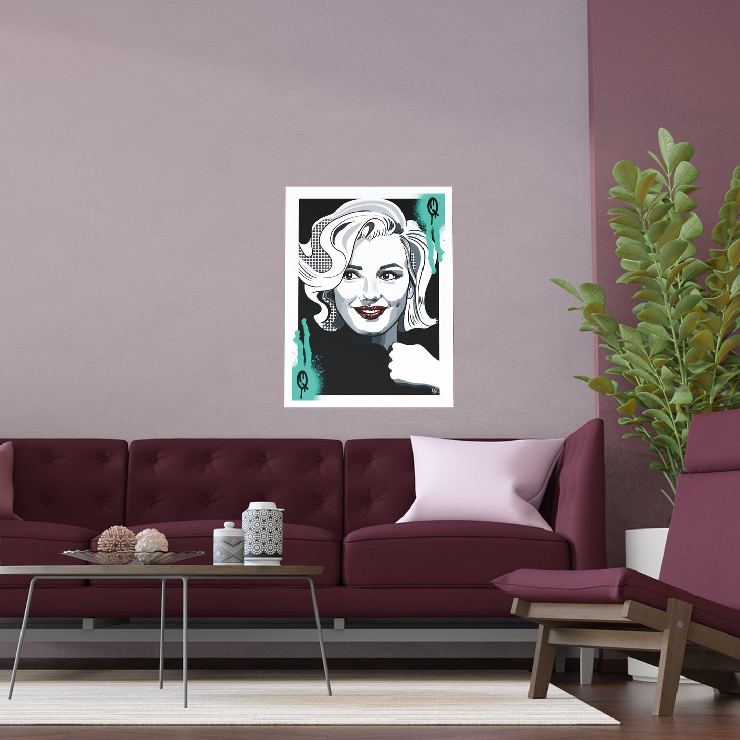 Marilyn is a Queen - Silk Poster