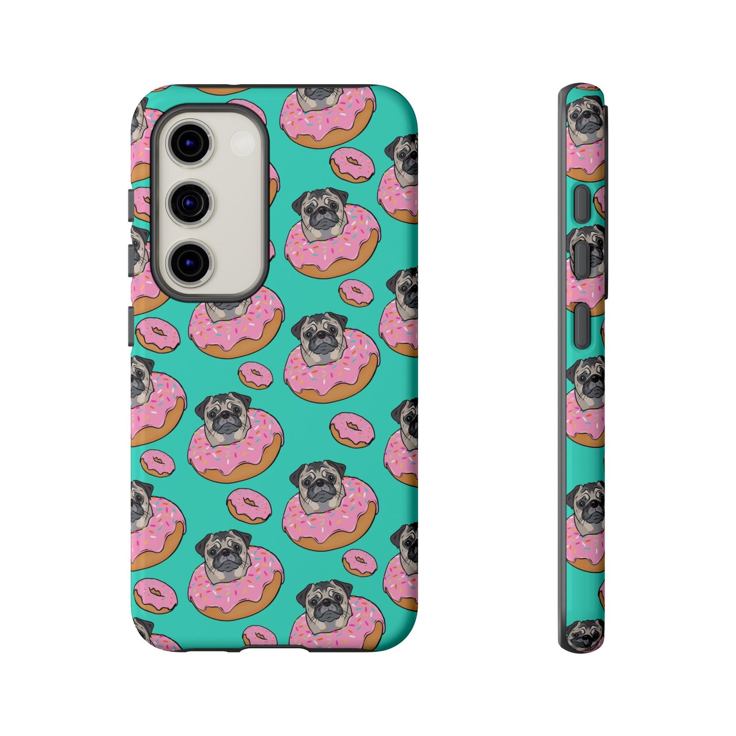 Pug in a Doughnut Phone Case