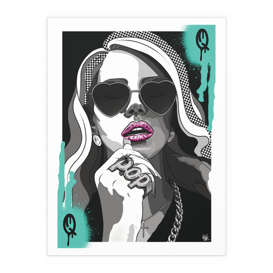 Lara Del Ray is Queen - Silk Poster