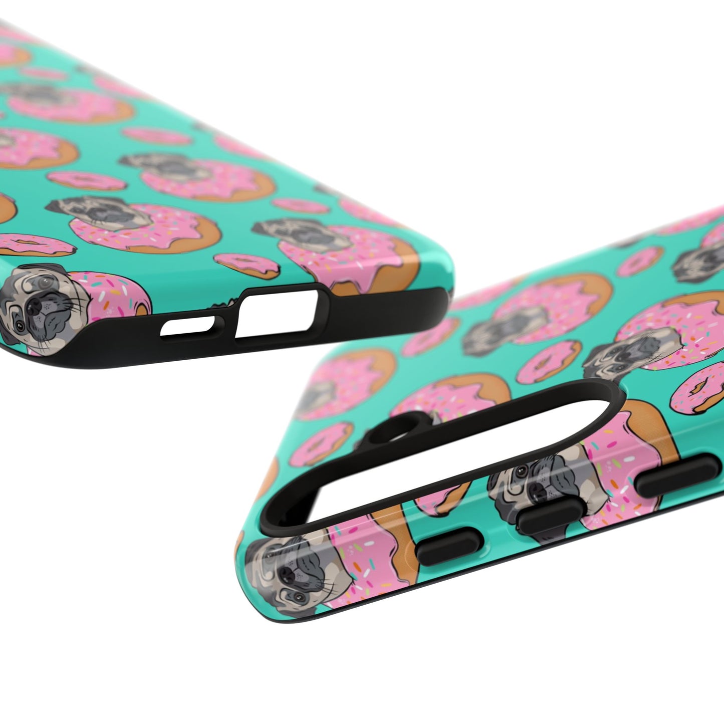 Pug in a Doughnut Phone Case