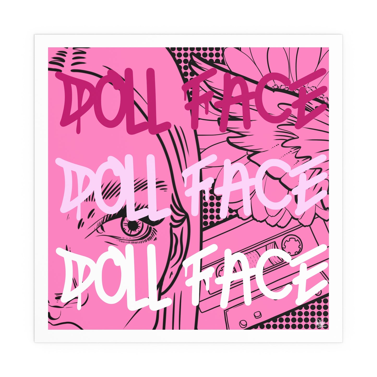 Doll Face Poster Print