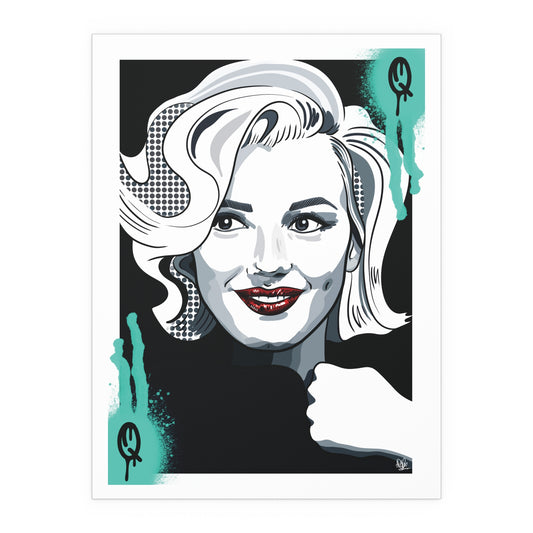 Marilyn is a Queen - Silk Poster
