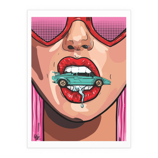 Lambo Lolita - Silk Poster